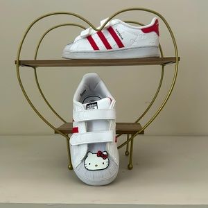 Hello Kitty Adidas Superstar Size 8C (toddler)